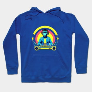 DJ Monkey Thinker Hoodie